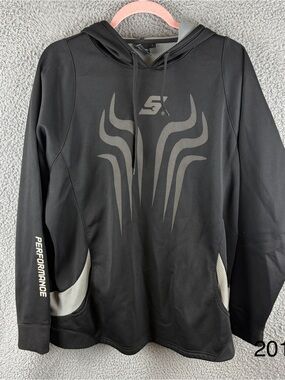 Snap-On Men's Black Performance Hoodie Sweatshirt Size Large stains on hood